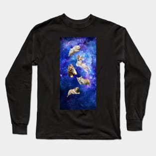 Dogs in Space!!! Long Sleeve T-Shirt